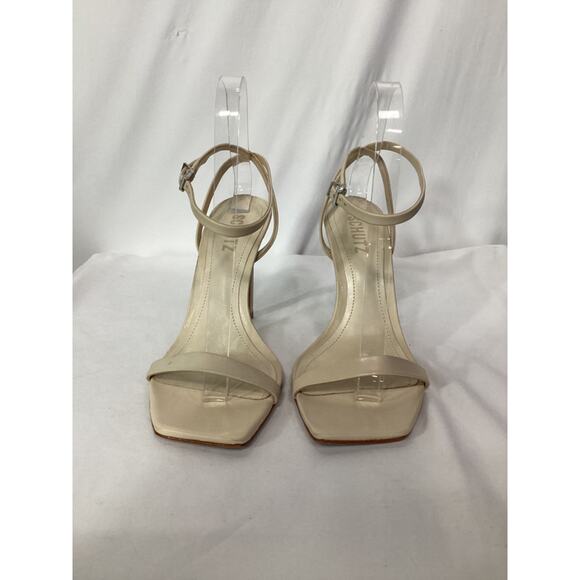 Schutz 'Shani' White Leather Sandal Size 7.5 - Picture 2 of 5